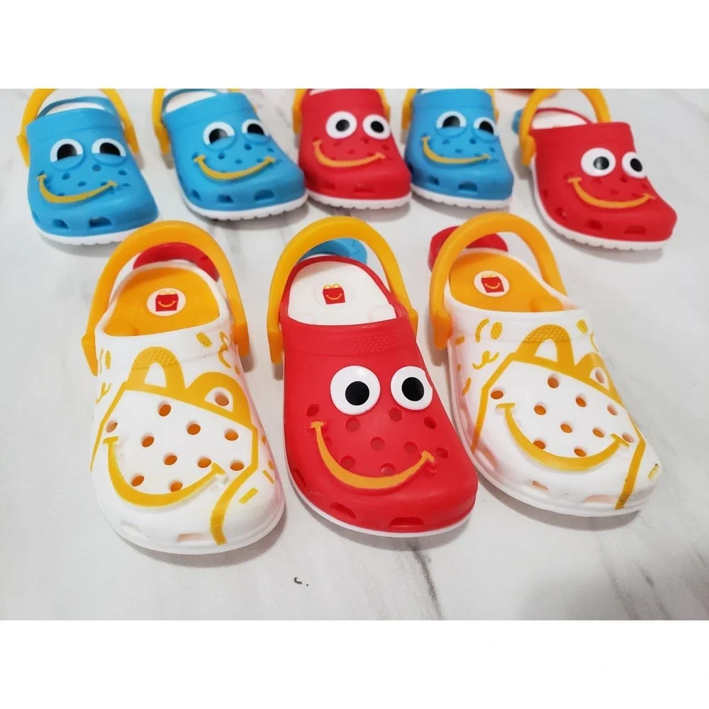 12 McDonald's Mini Crocs Keychain Toy Huge Lot Assorted 2024 2026 No Box